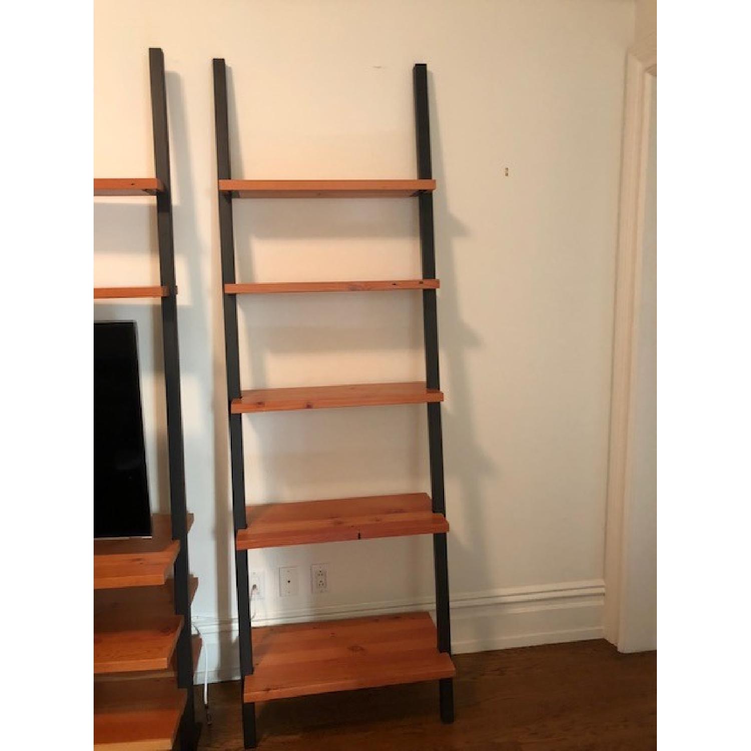Room & Board Wall Leaning Ladder Bookcase in Reclaimed Wood - image-1