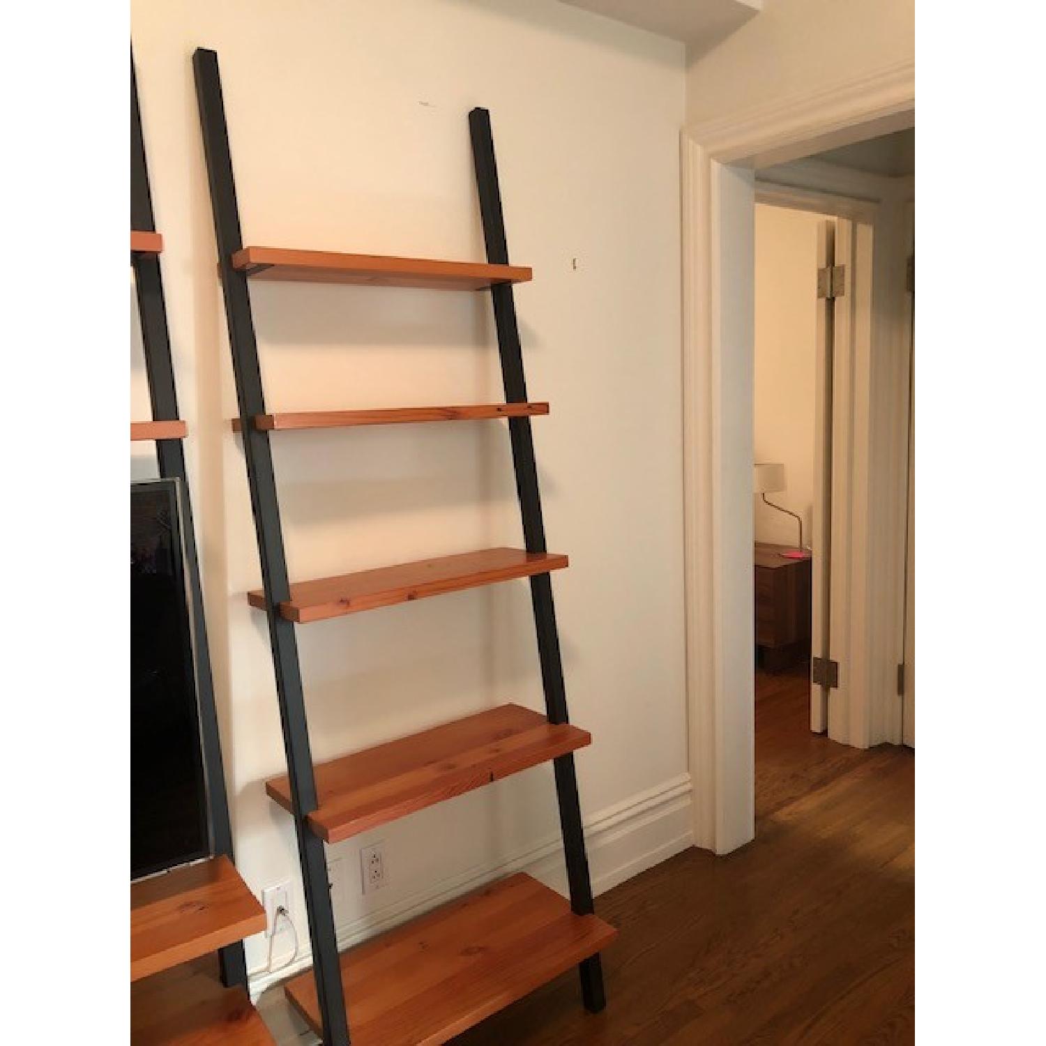 Room & Board Wall Leaning Ladder Bookcase in Reclaimed Wood - image-2