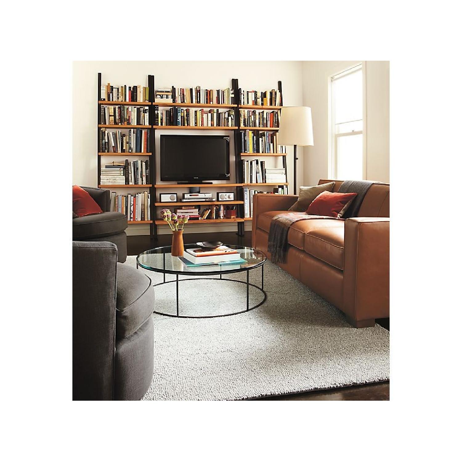 Room & Board Leaning Media Shelf in Reclaimed Wood - image-1