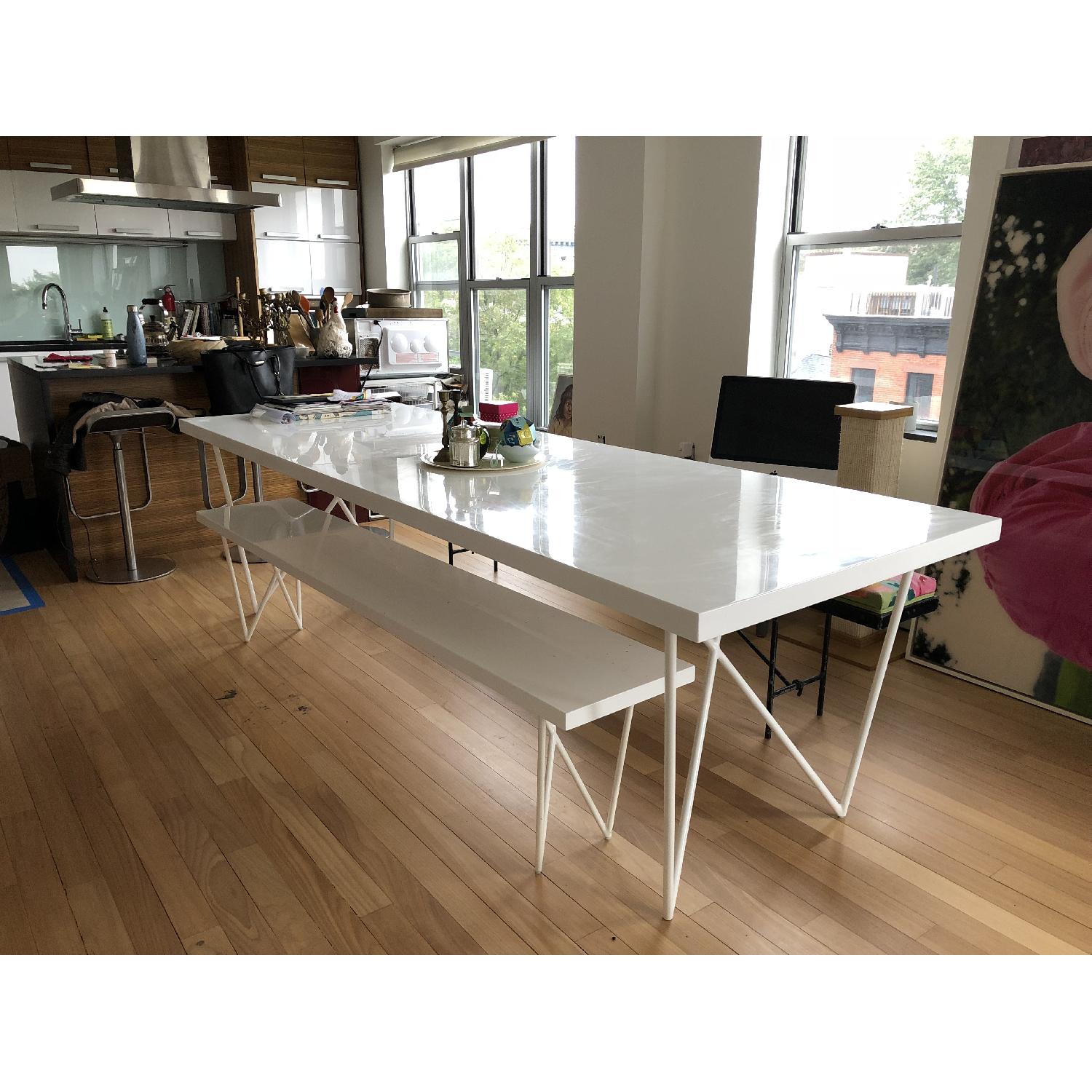 CB2 Dylan Dining Table AptDeco