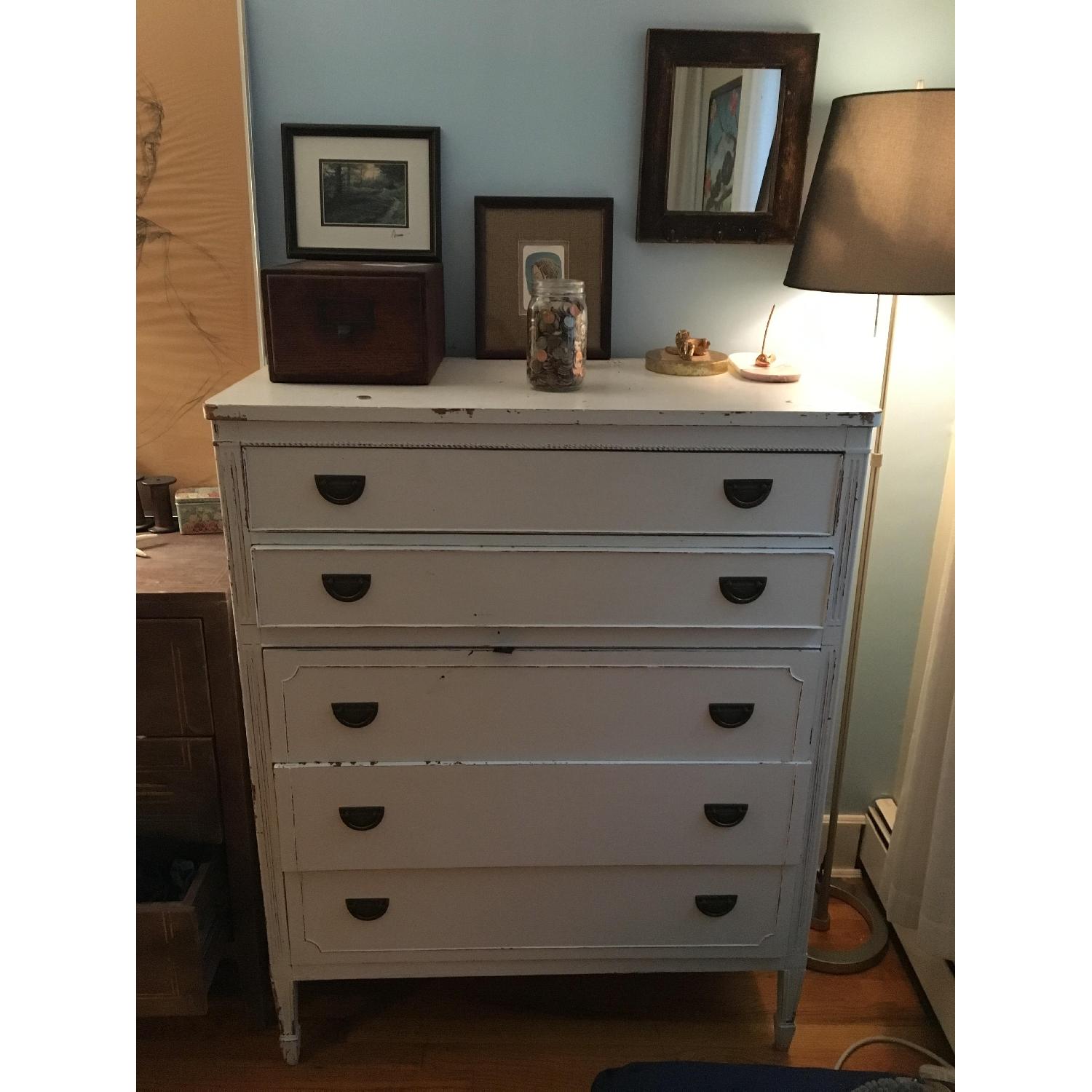 Whitewashed Farmhouse Dresser AptDeco