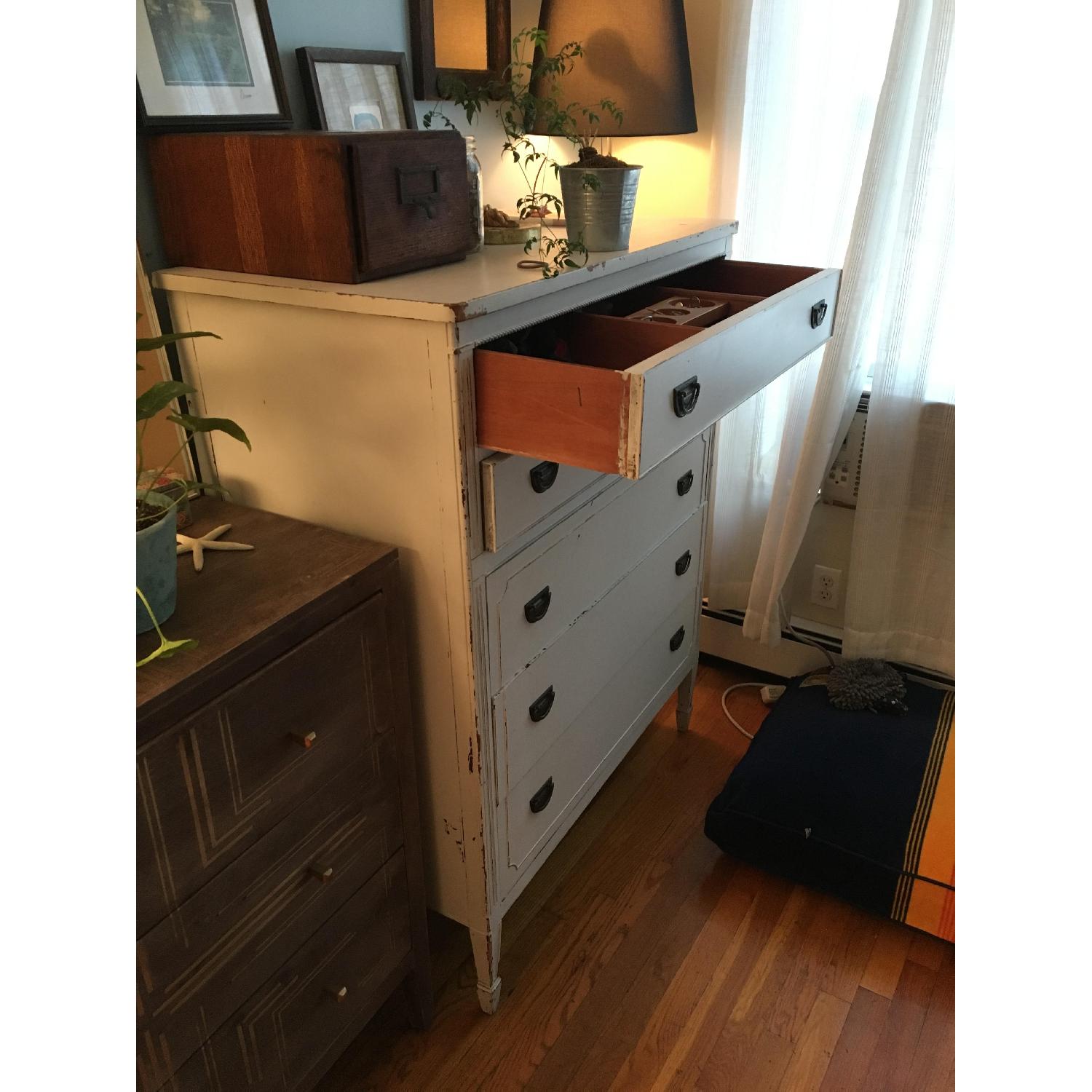 Whitewashed Farmhouse Dresser AptDeco