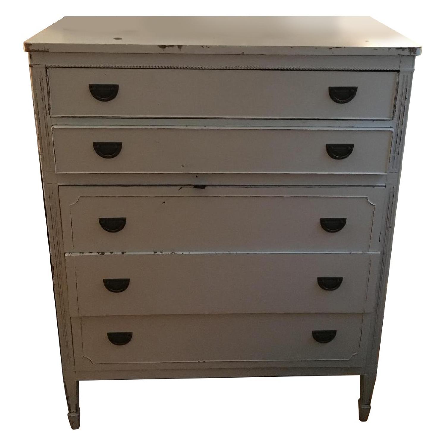 Whitewashed Farmhouse Dresser AptDeco