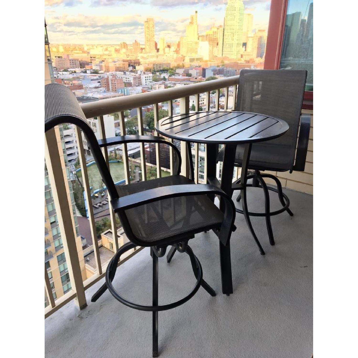 Hightop Patio Table w/ 2 Chairs AptDeco