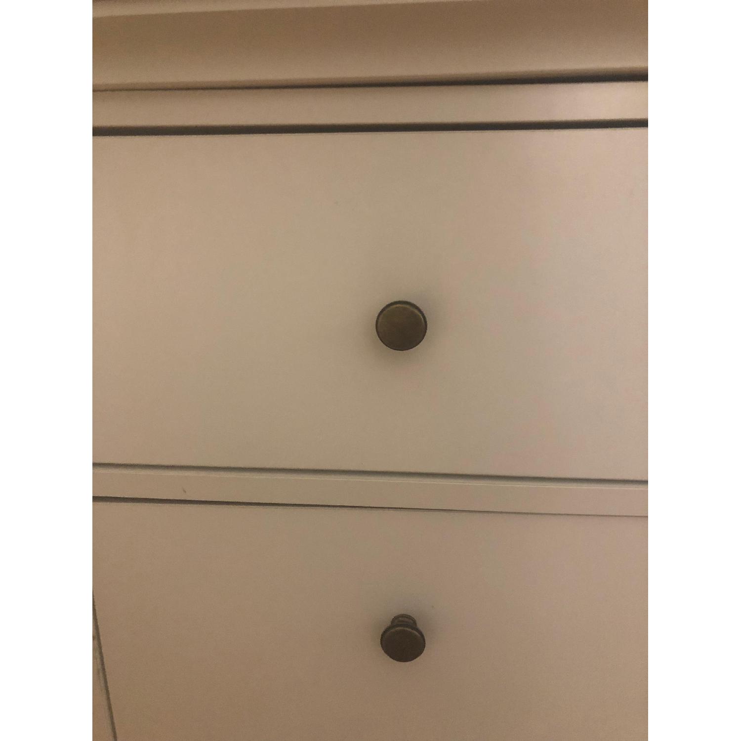 Target White Dresser w/ Bronze Color Hardware - image-3