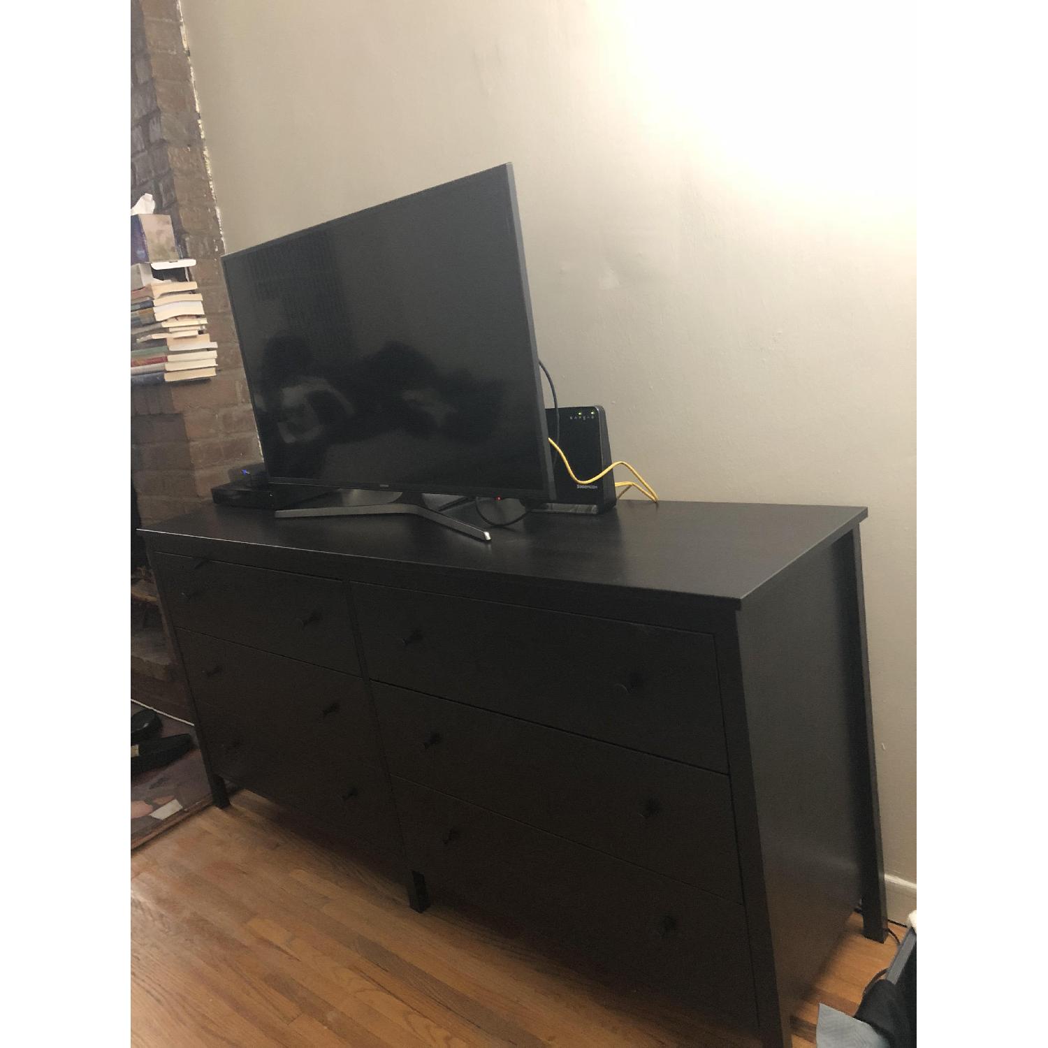 Ikea Koppang 6-Drawer Dresser in Black-Brown - image-1