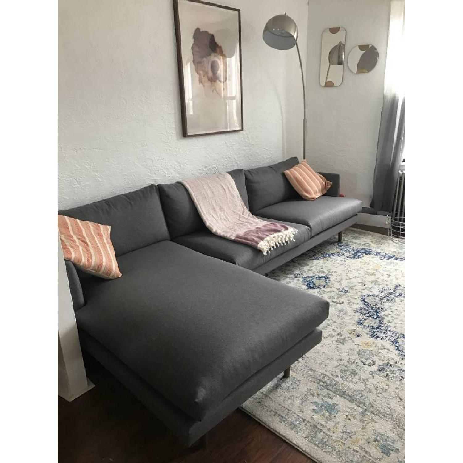 Article Burrard Graphite Gray Sectional Sofa - image-1