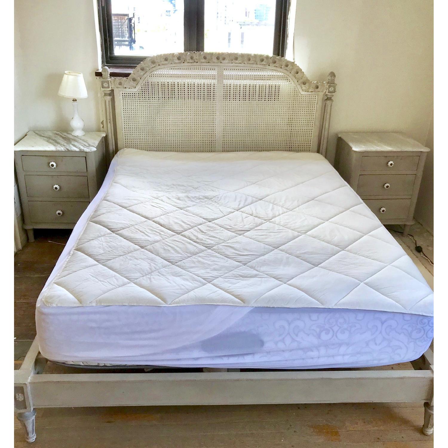 Anthropologie Queen Bed Frame w/ Headboard - image-3