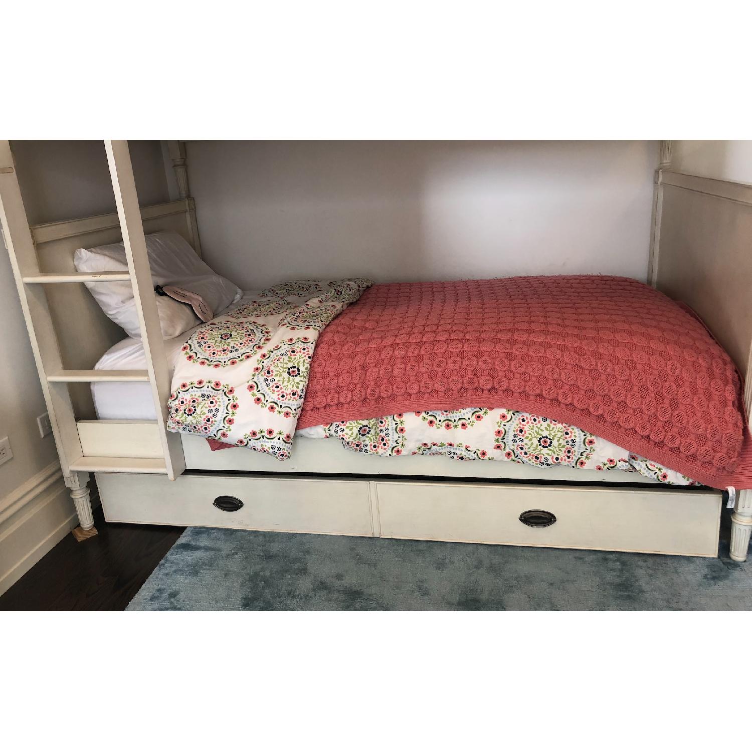 Restoration Hardware Bellina Twin Bunk Bed w/ Trundle - image-2