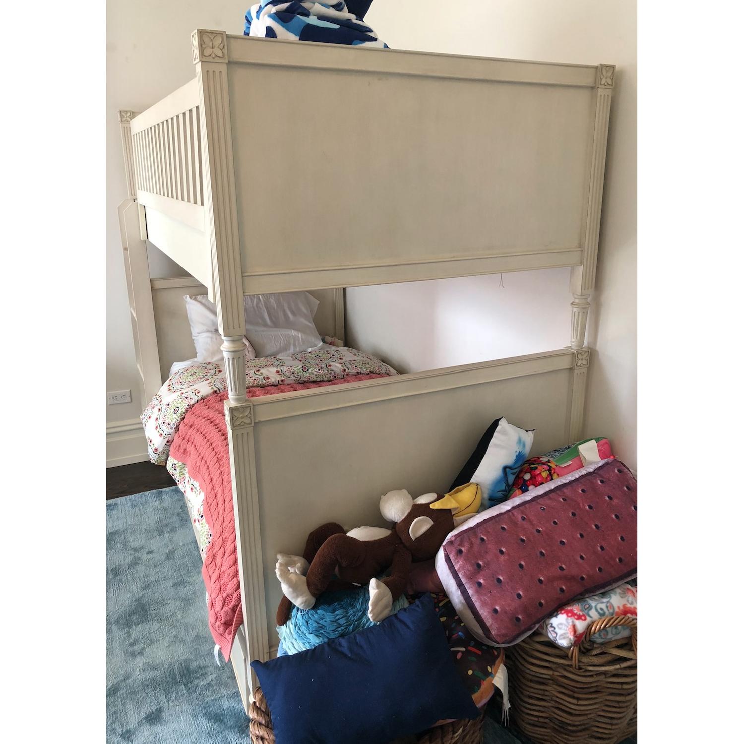 Restoration Hardware Bellina Twin Bunk Bed w/ Trundle - image-3