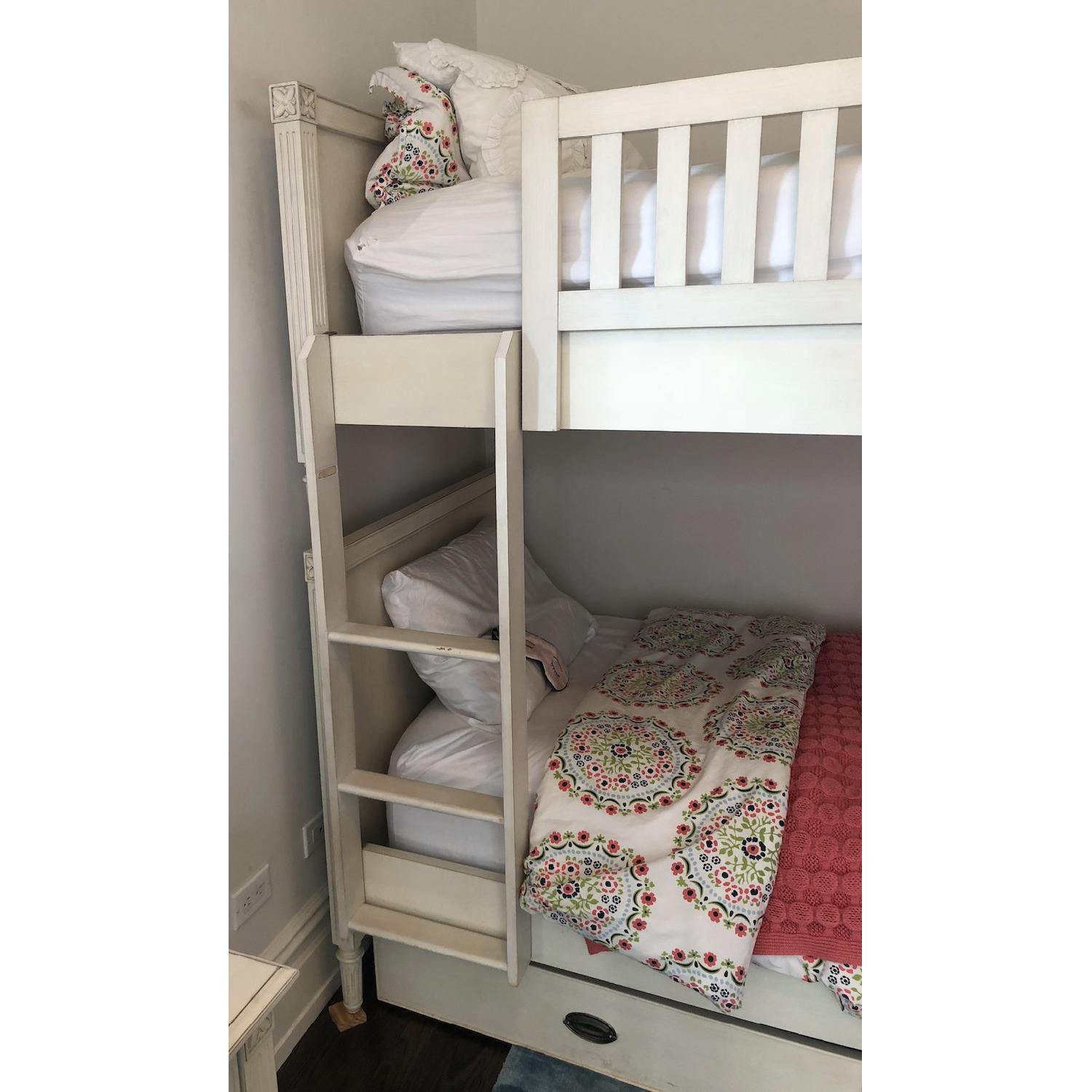 Restoration Hardware Bellina Twin Bunk Bed w/ Trundle - image-4