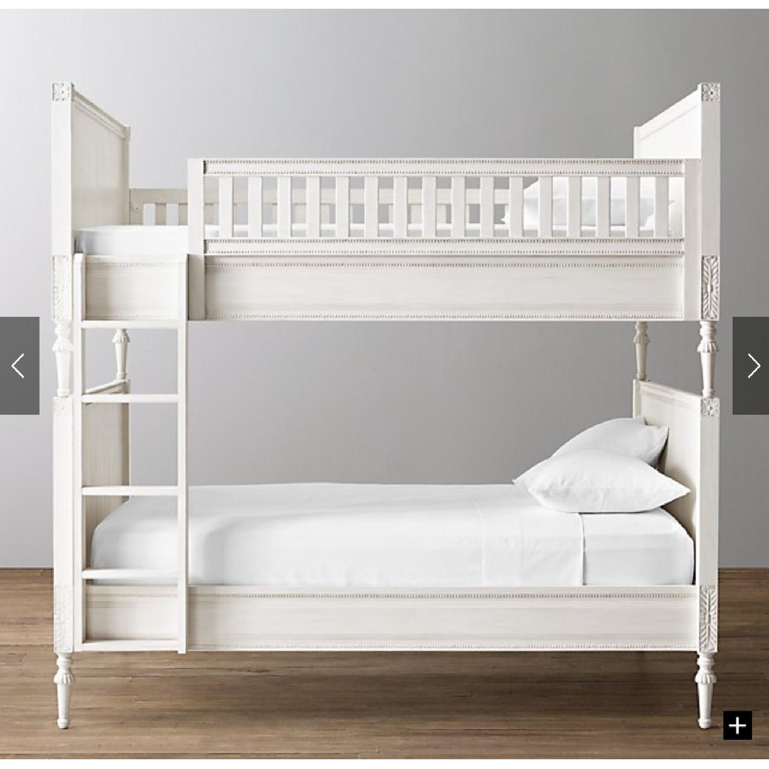 Restoration Hardware Bellina Twin Bunk Bed w/ Trundle - image-7