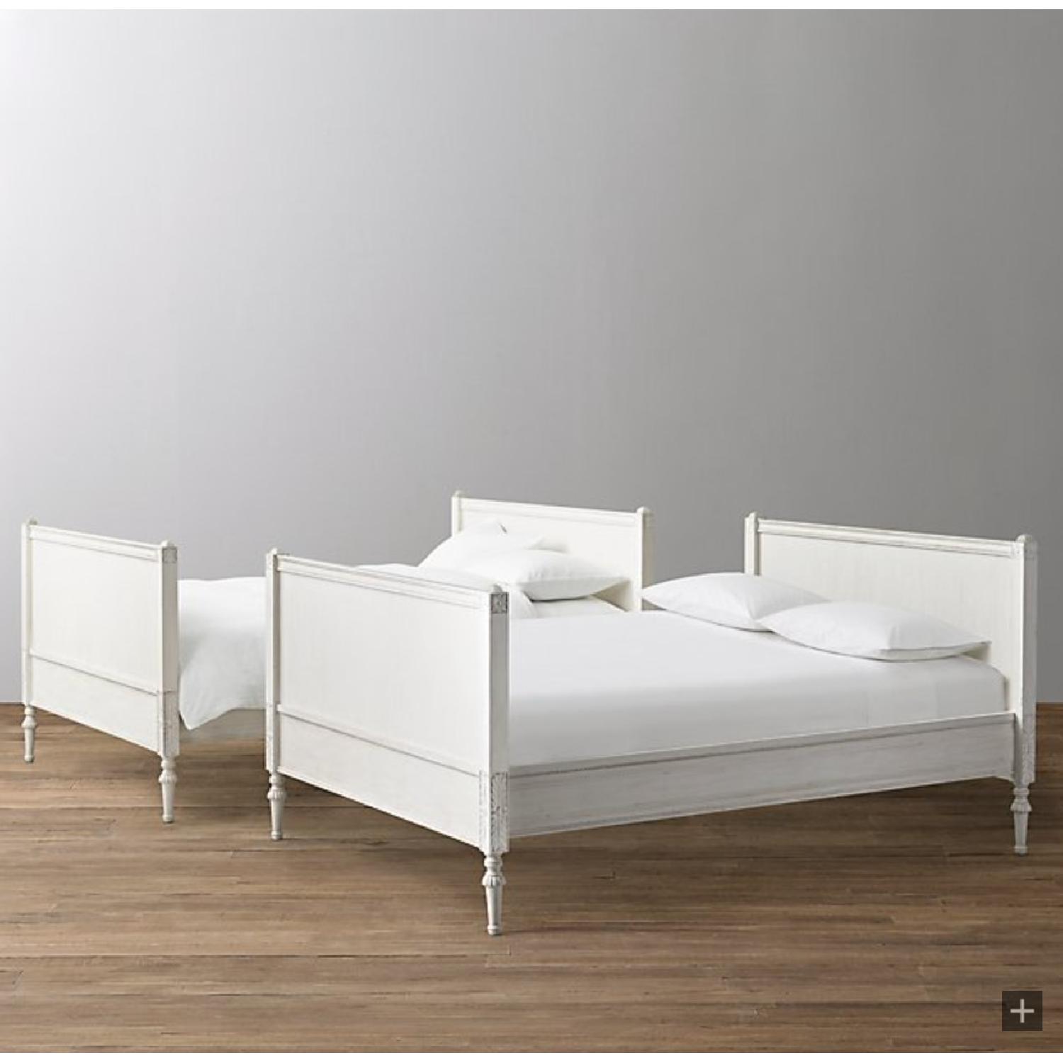 Restoration Hardware Bellina Twin Bunk Bed w/ Trundle - image-8