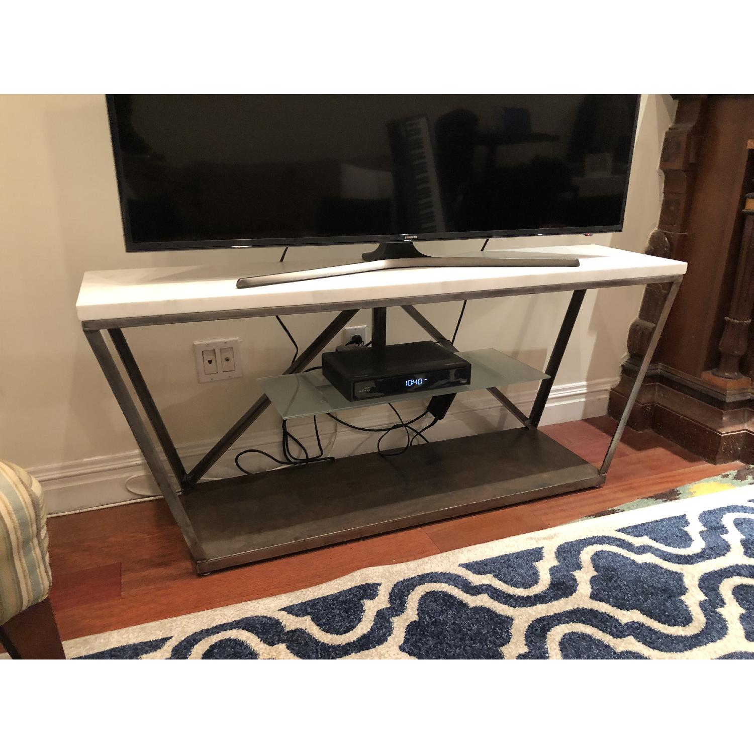 Custom Made Marble TV Stand - image-1