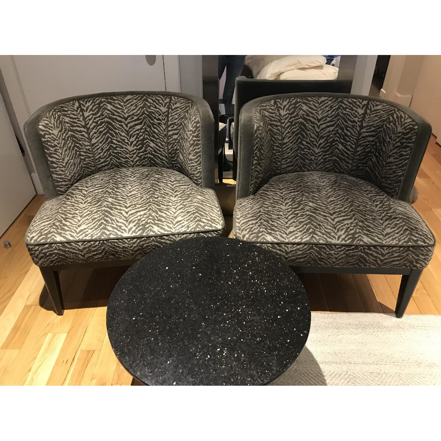 Crate & Barrel Grayson Accent Chairs - image-3