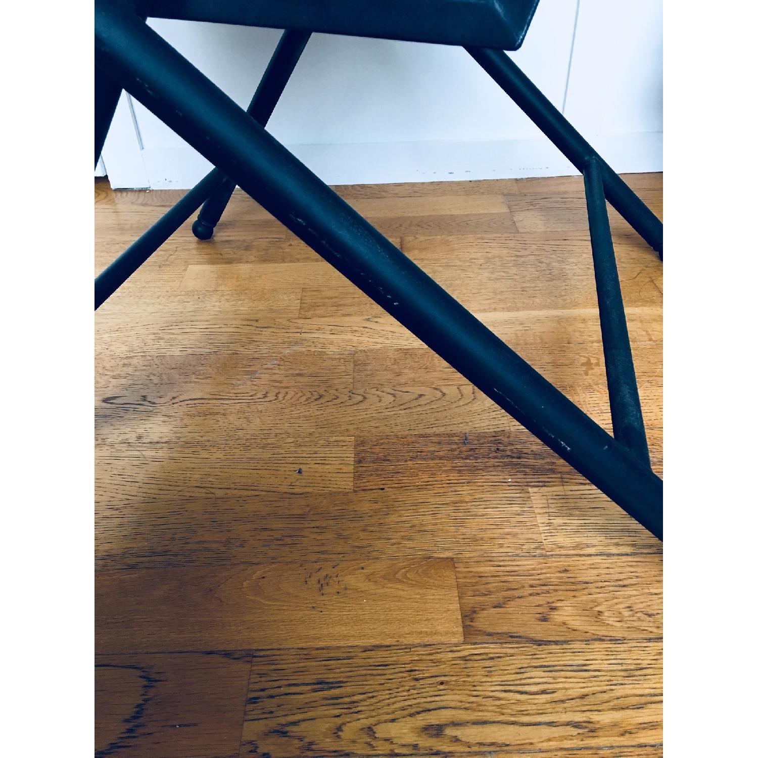 Royal Blue Upholstered Armchair - image-4