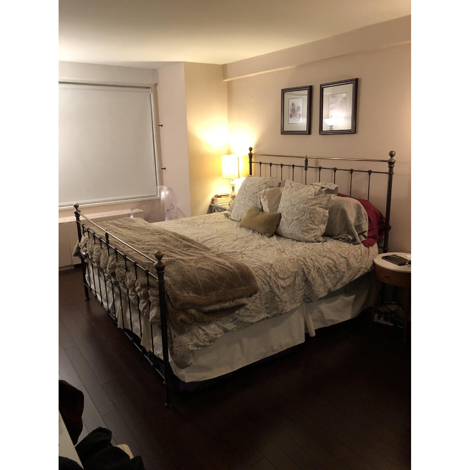 Charles P Rogers Brass Newfield King Sized Bed - image-1