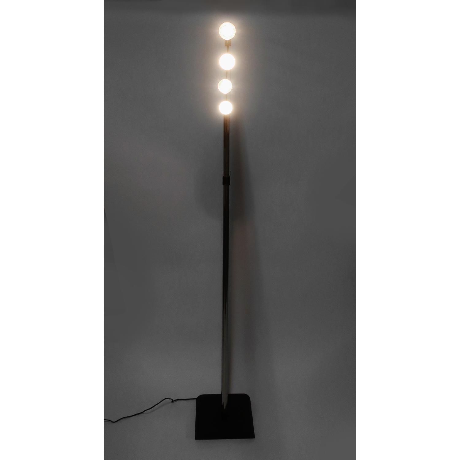 Goffredo Reggiani 1970s Chrome Tubular Floor Lamp - image-3