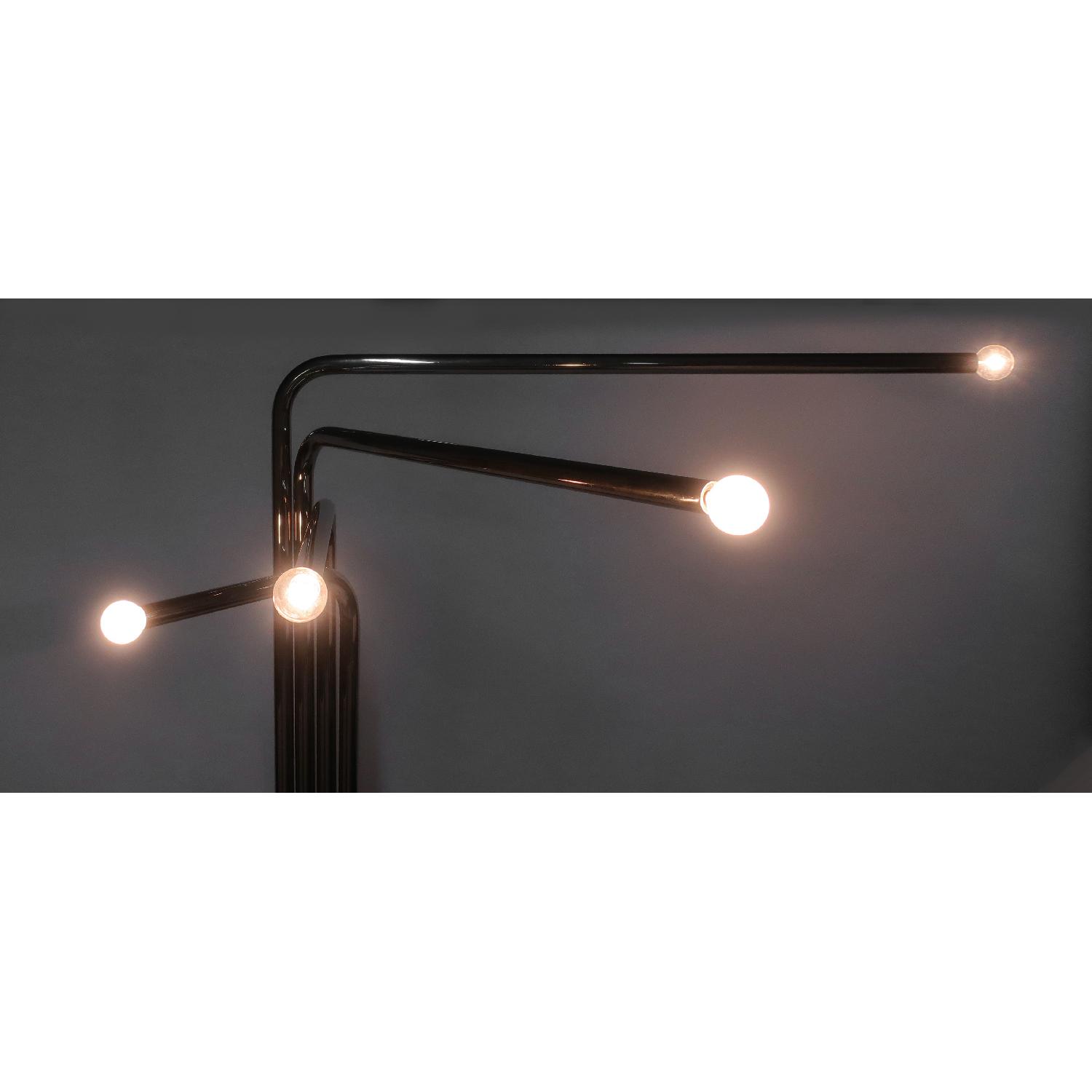 Goffredo Reggiani 1970s Chrome Tubular Floor Lamp - image-5