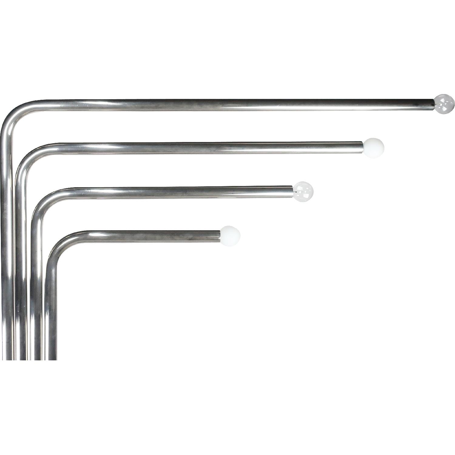 Goffredo Reggiani 1970s Chrome Tubular Floor Lamp - image-7