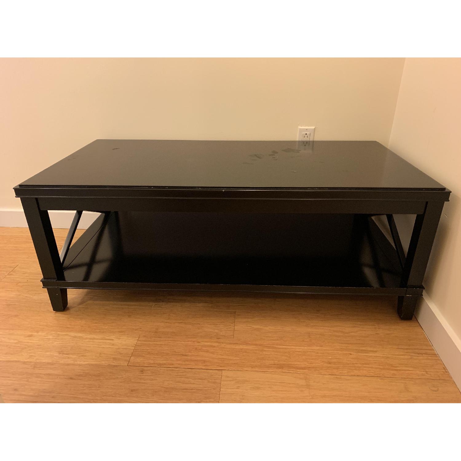 Pottery Barn Black Cassie Coffee Table - image-1