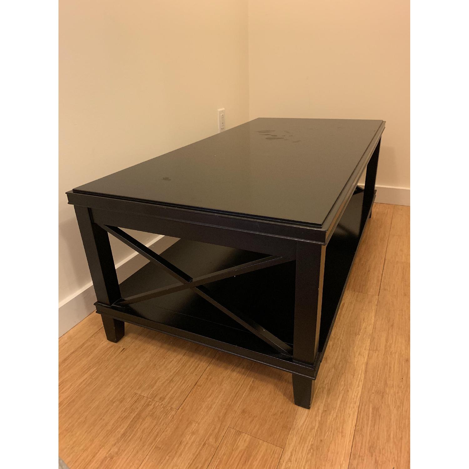 Pottery Barn Black Cassie Coffee Table - image-6