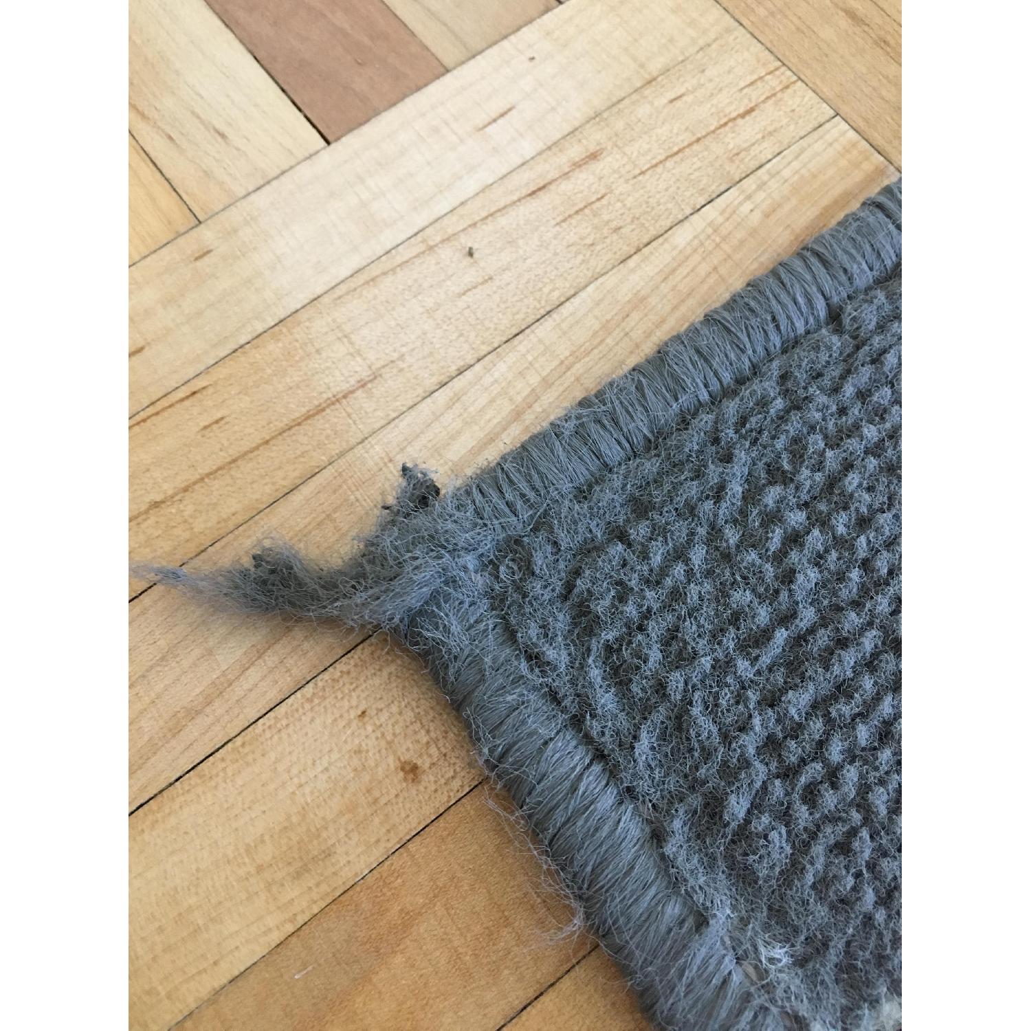 Ikea Grey Flower Carpet - image-4
