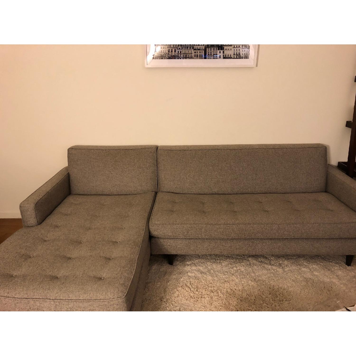 Room & Board Reese Sectional Sofa w/ Chaise - image-1