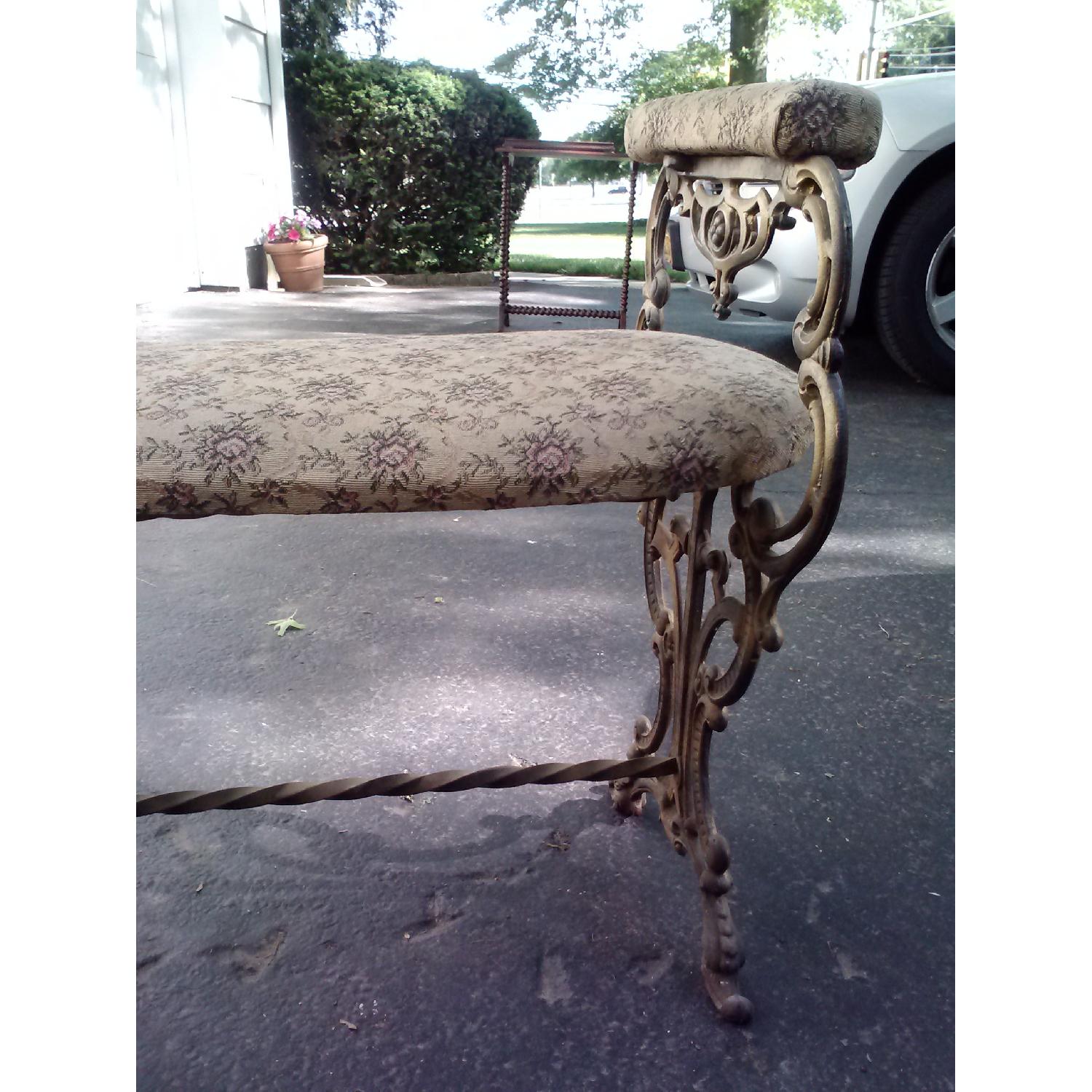 Antique American Piano Bench - image-3