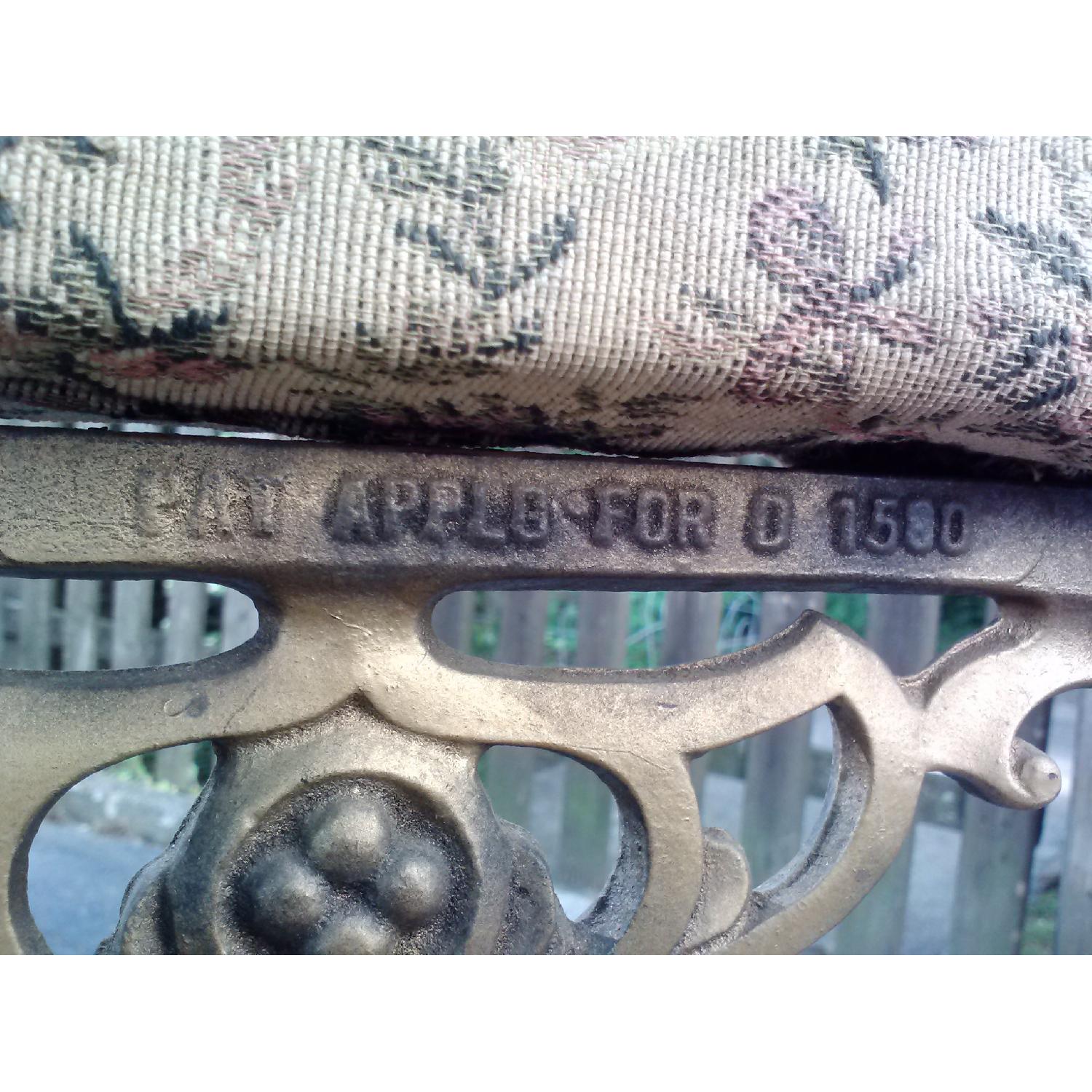 Antique American Piano Bench - image-4