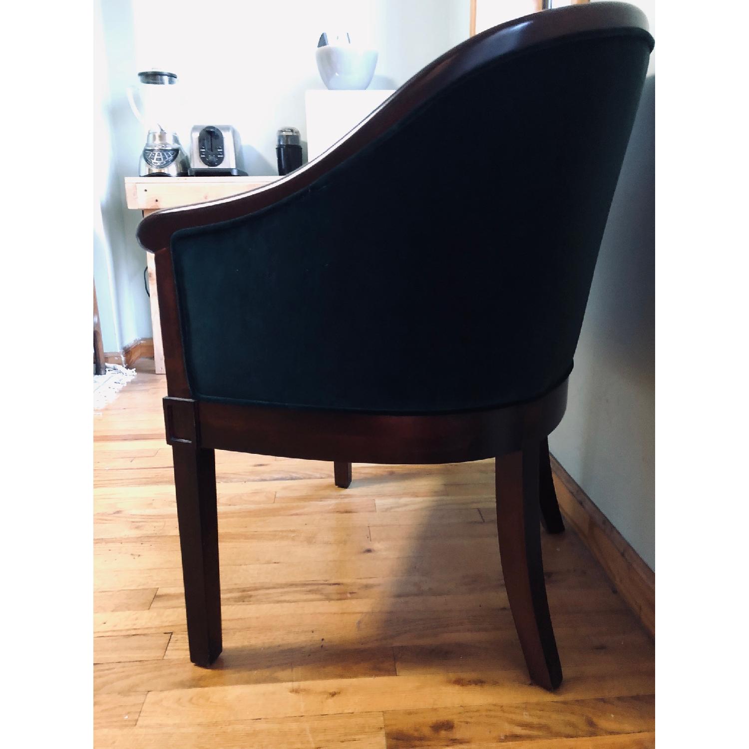 Soho House Forest Green Velvet Club Accent Chair - image-3