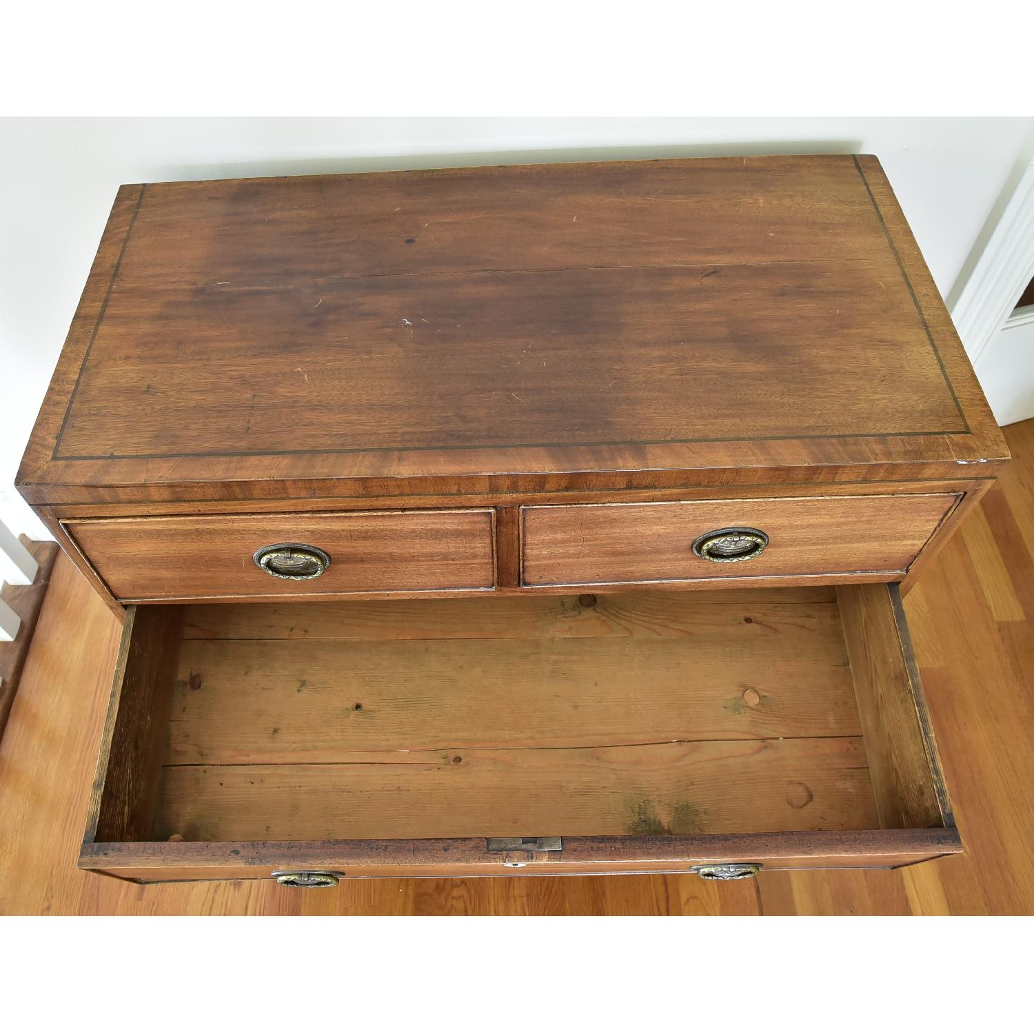 Antique English Georgian 4 Drawer Chest - image-12