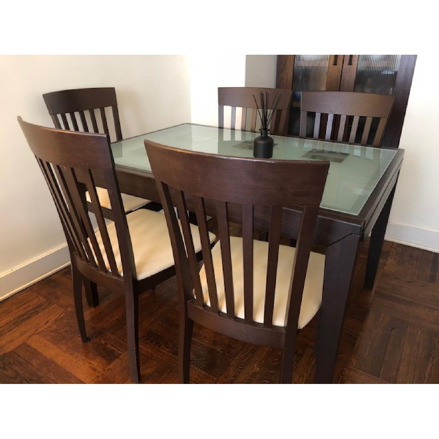 Calligaris Tempered Glass Extendable 7-Piece Dining Set - image-2