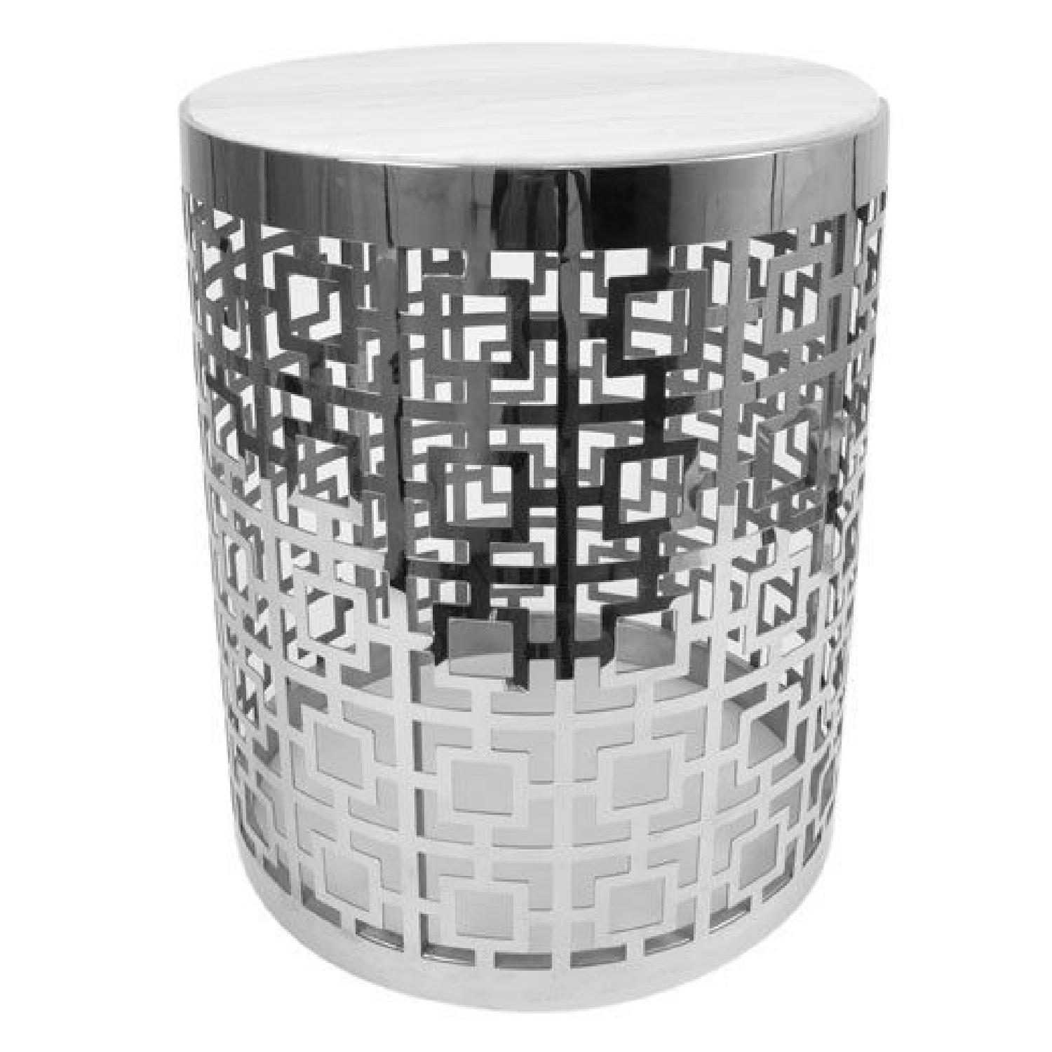 Jonathan Adler Nixon Side Table in Nickel - image-2