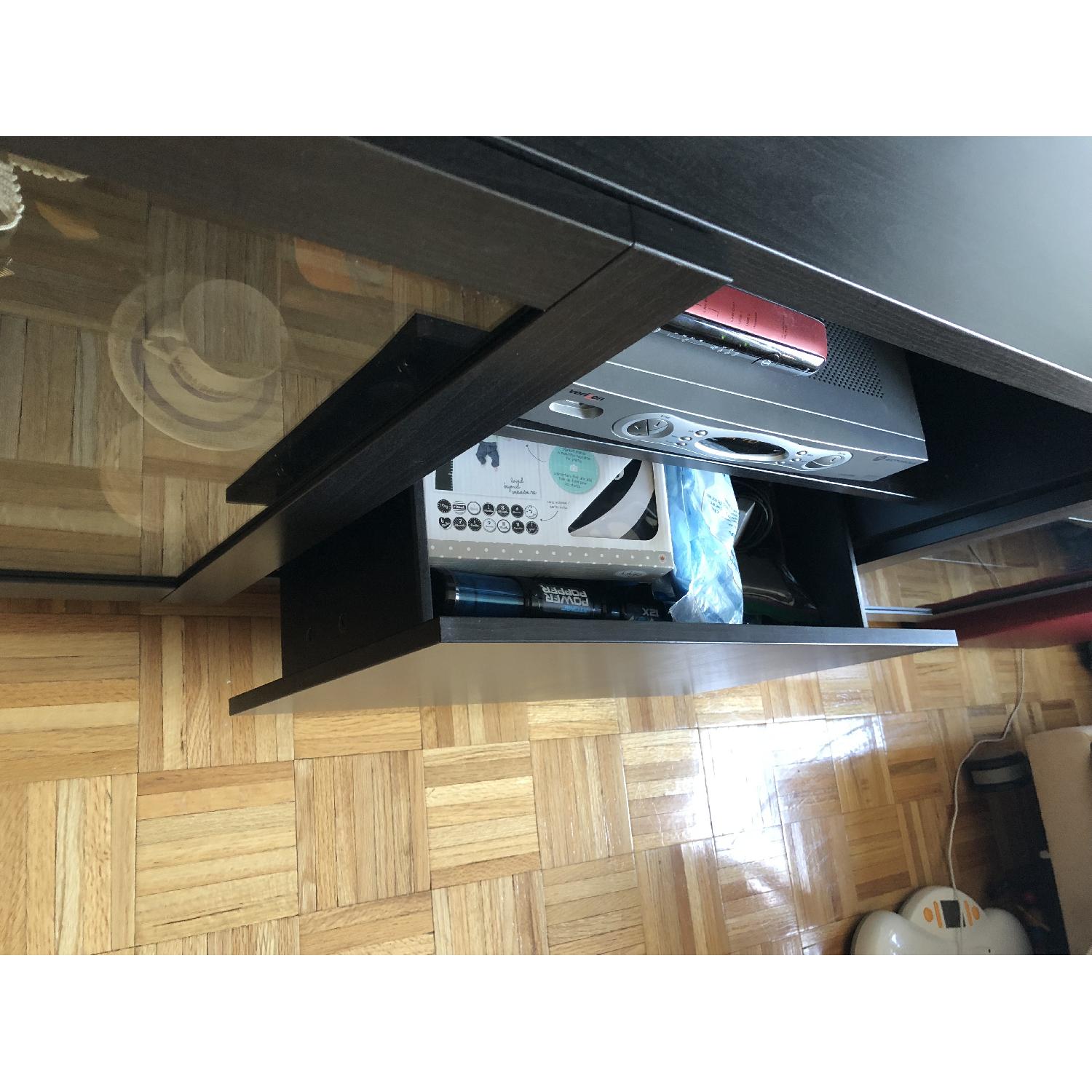 Ikea Besta TV Unit w/ Drawer & Glass Doors - image-4