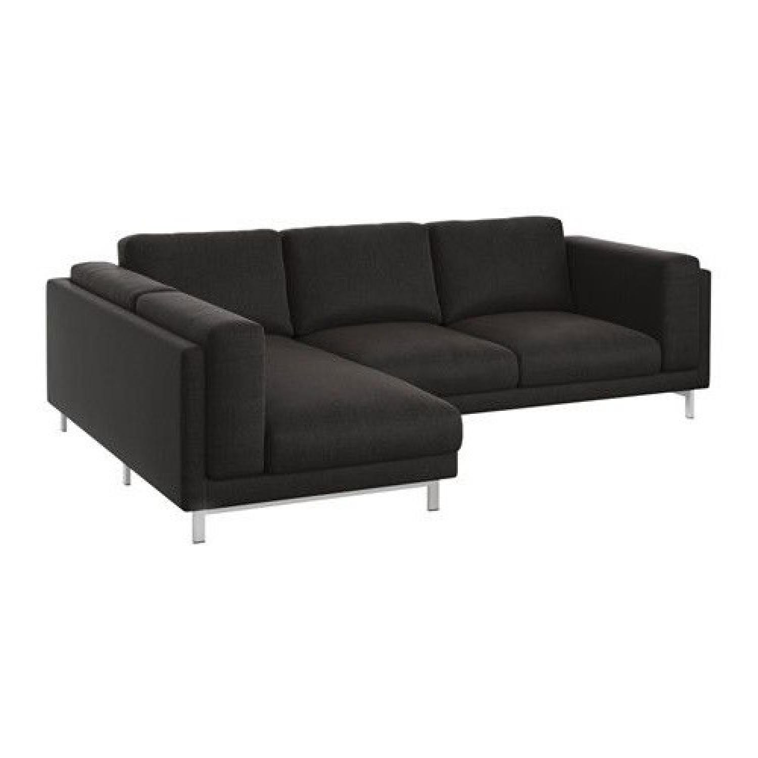 Ikea Nockeby 2-Piece Sectional Sofa & Ottoman - image-5