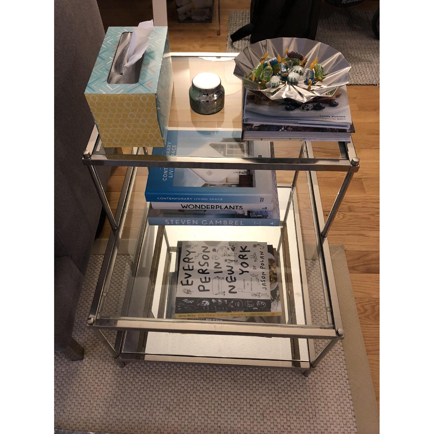 West Elm Terrace Side Table in Polished Nickel - image-2