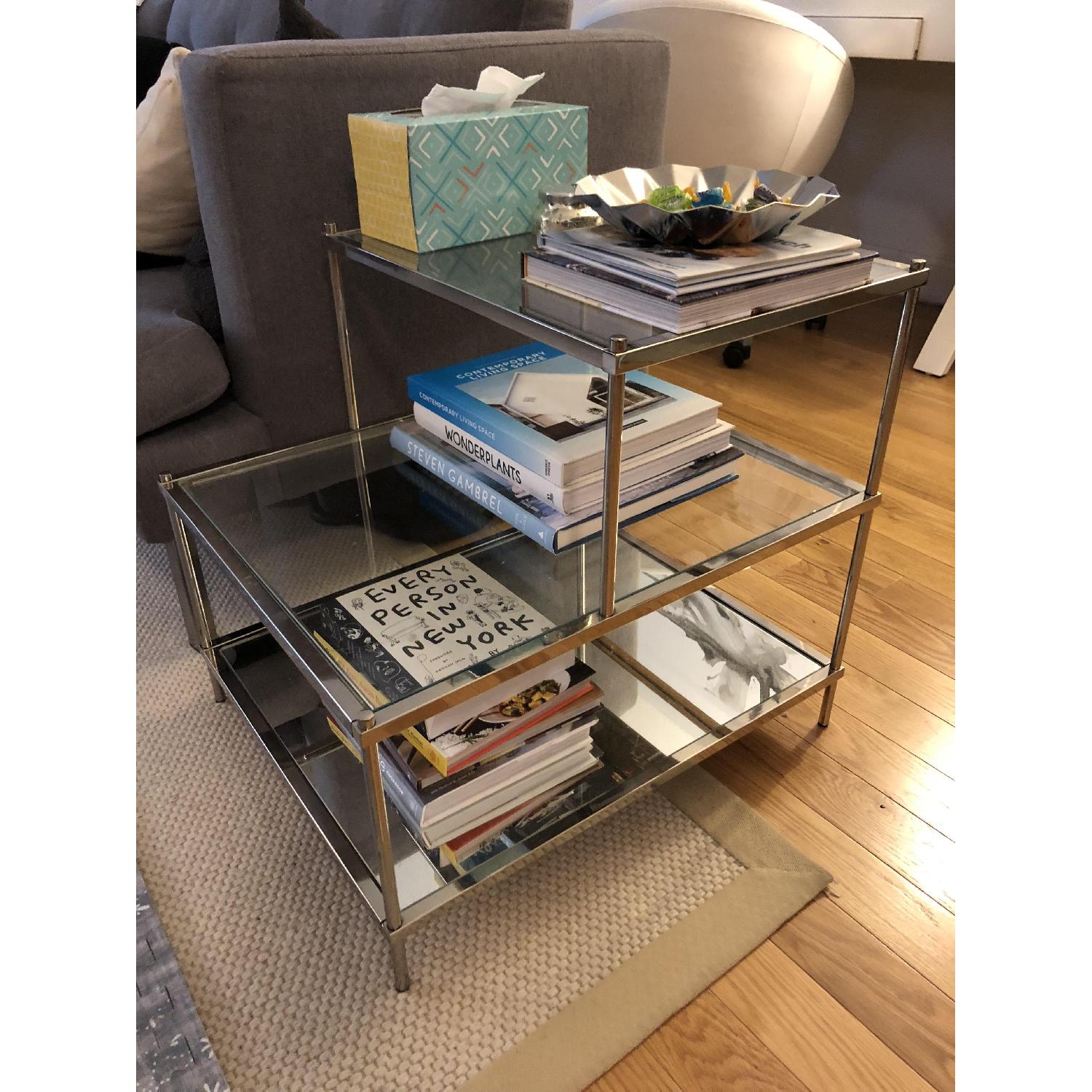 West Elm Terrace Side Table in Polished Nickel - image-3