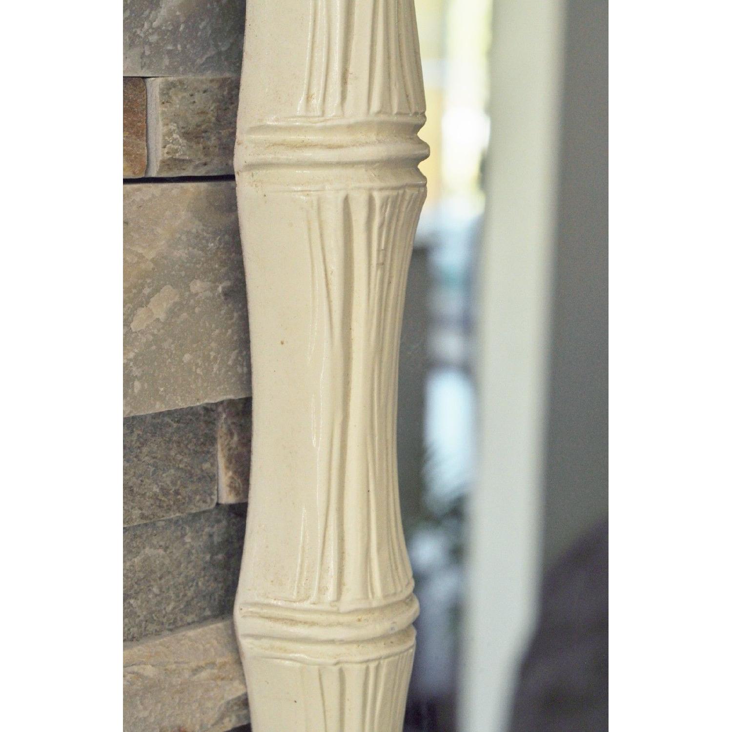 Mid Century Hollywood Regency Faux Bamboo Large Wall Mirror - image-7