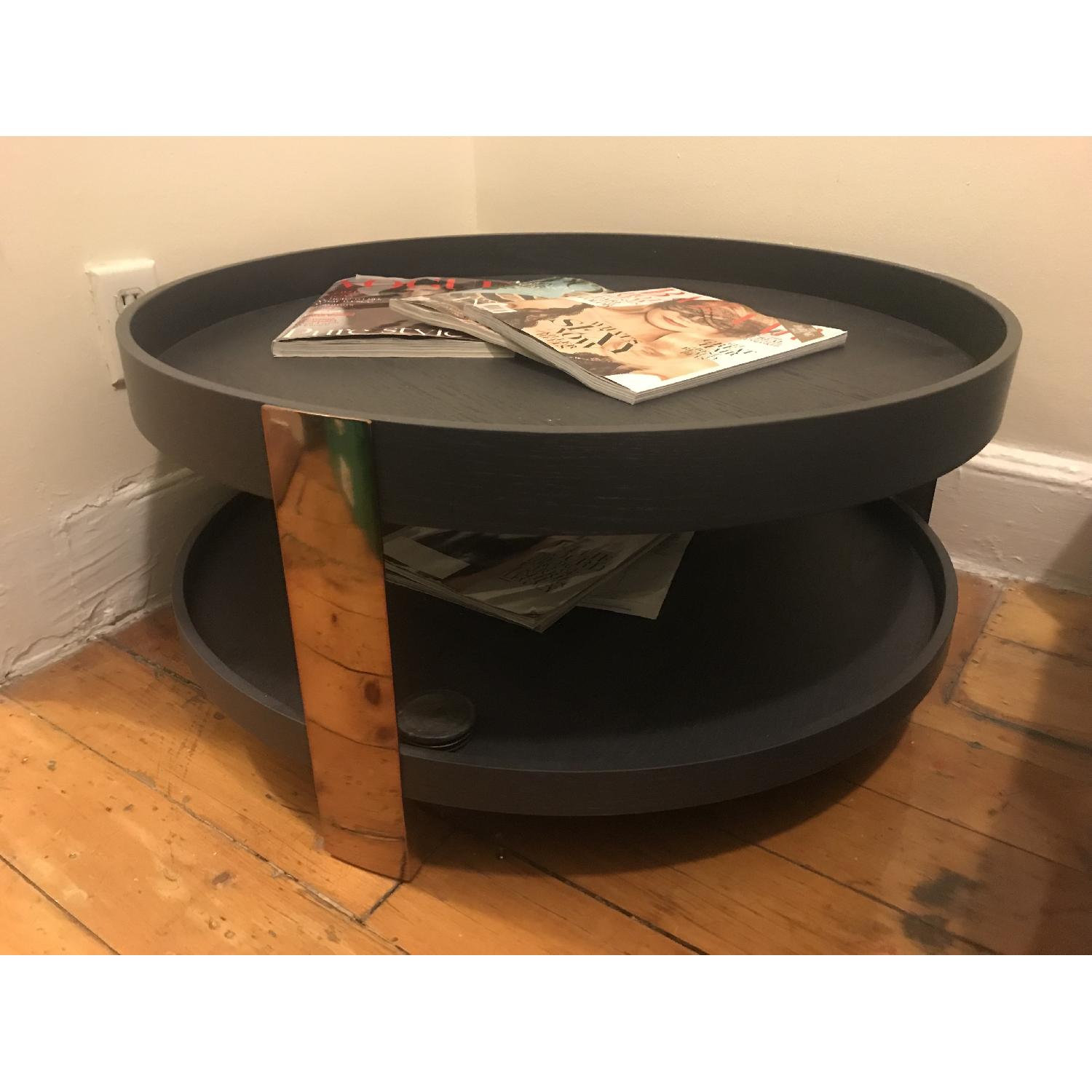 Modern by Dwell Magazine Coffee Table in Black/Copper - image-1