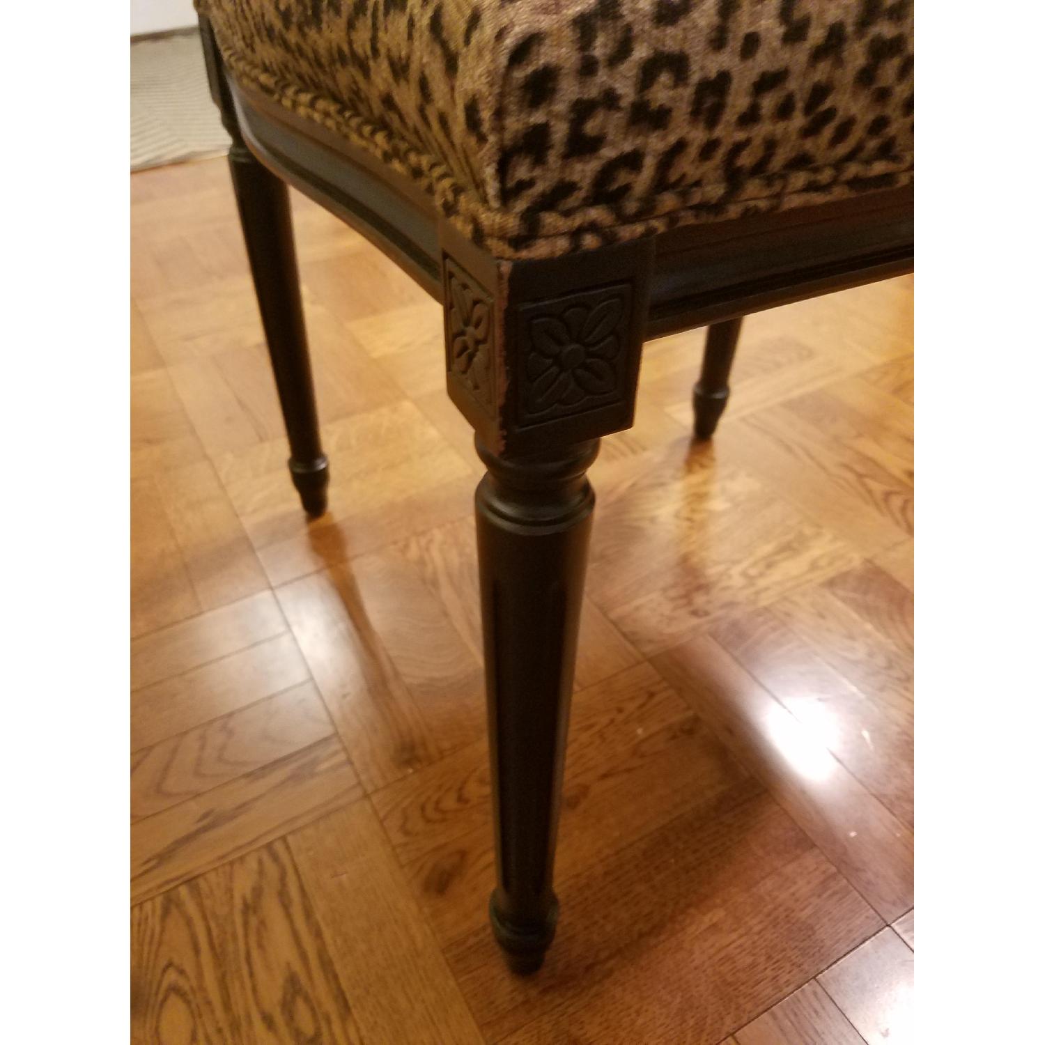 Ballard Designs Oval Louis XVI Chairs w/ Custom Upholstery - AptDeco