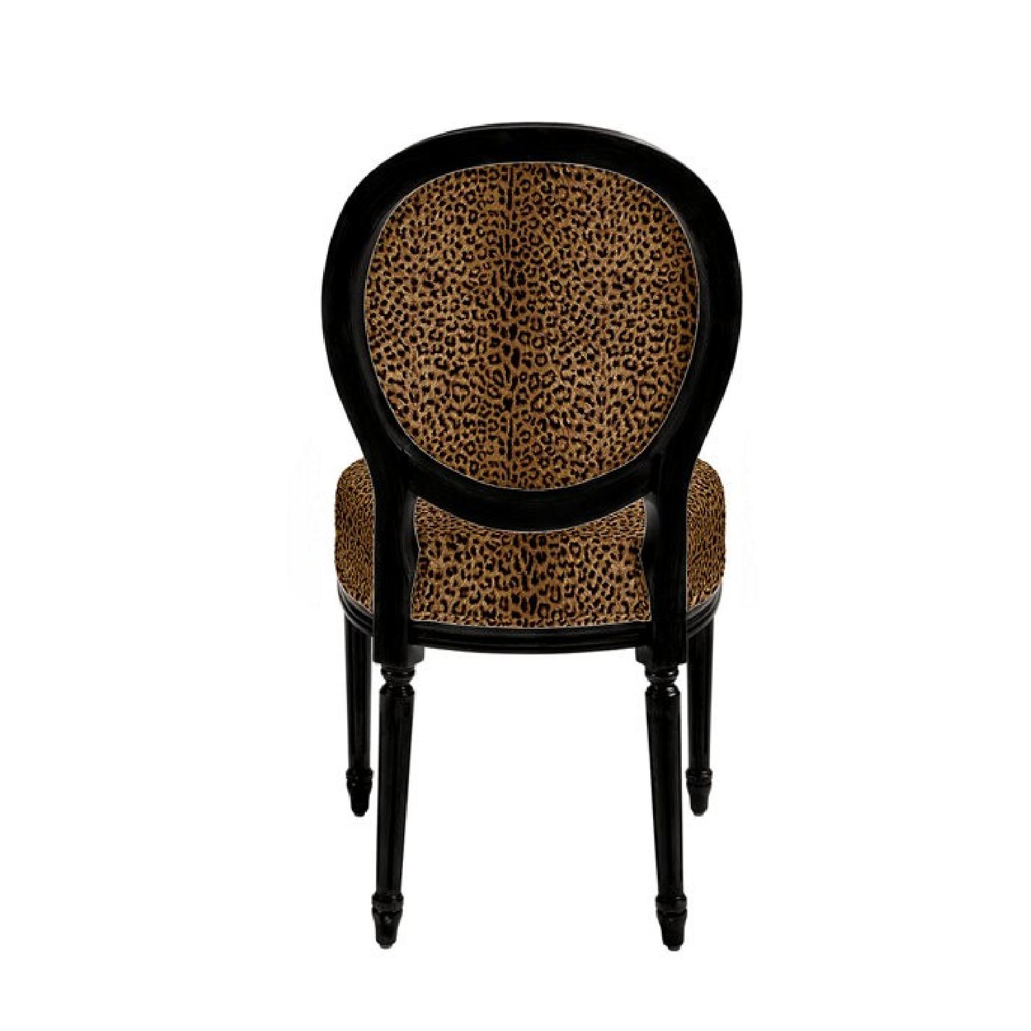 Ballard Designs Oval Louis XVI Chairs w/ Custom Upholstery - AptDeco