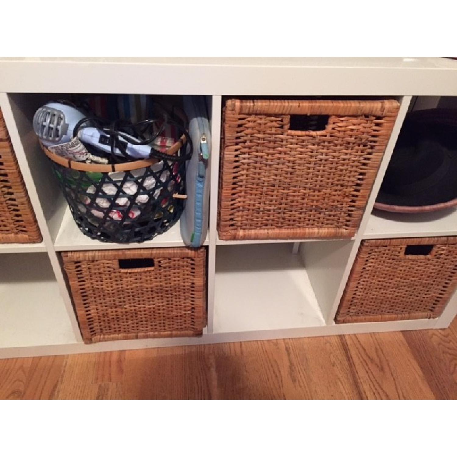 Ikea Kallax High Gloss White Shelf - image-1