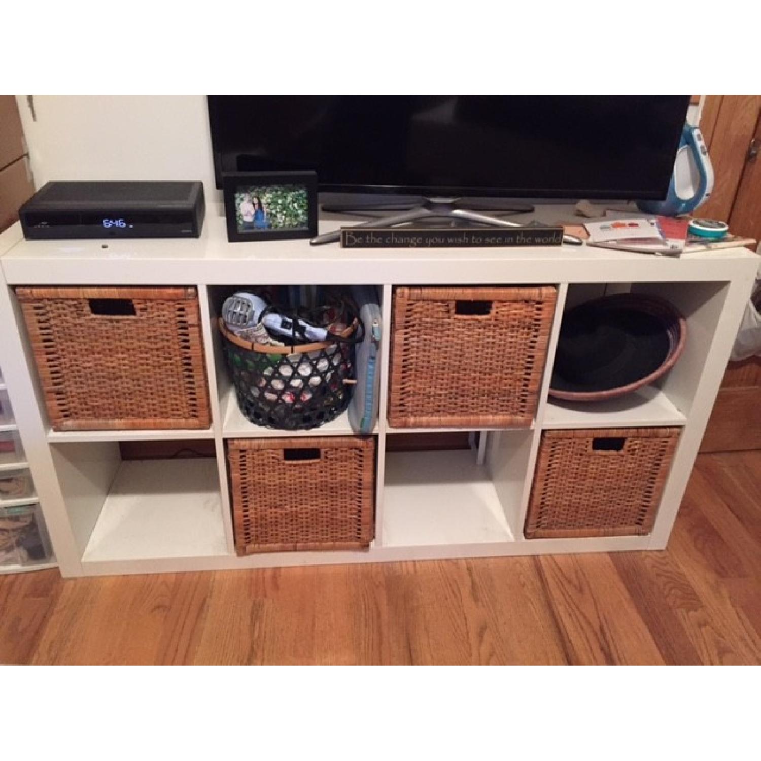 Ikea Kallax High Gloss White Shelf - image-3