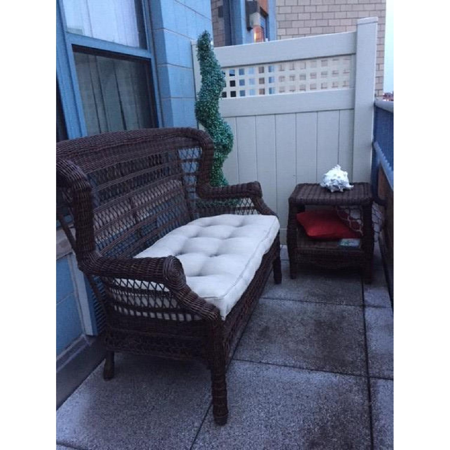 Pier 1 Sunset Pier Armchair in Chestnut Brown - image-1