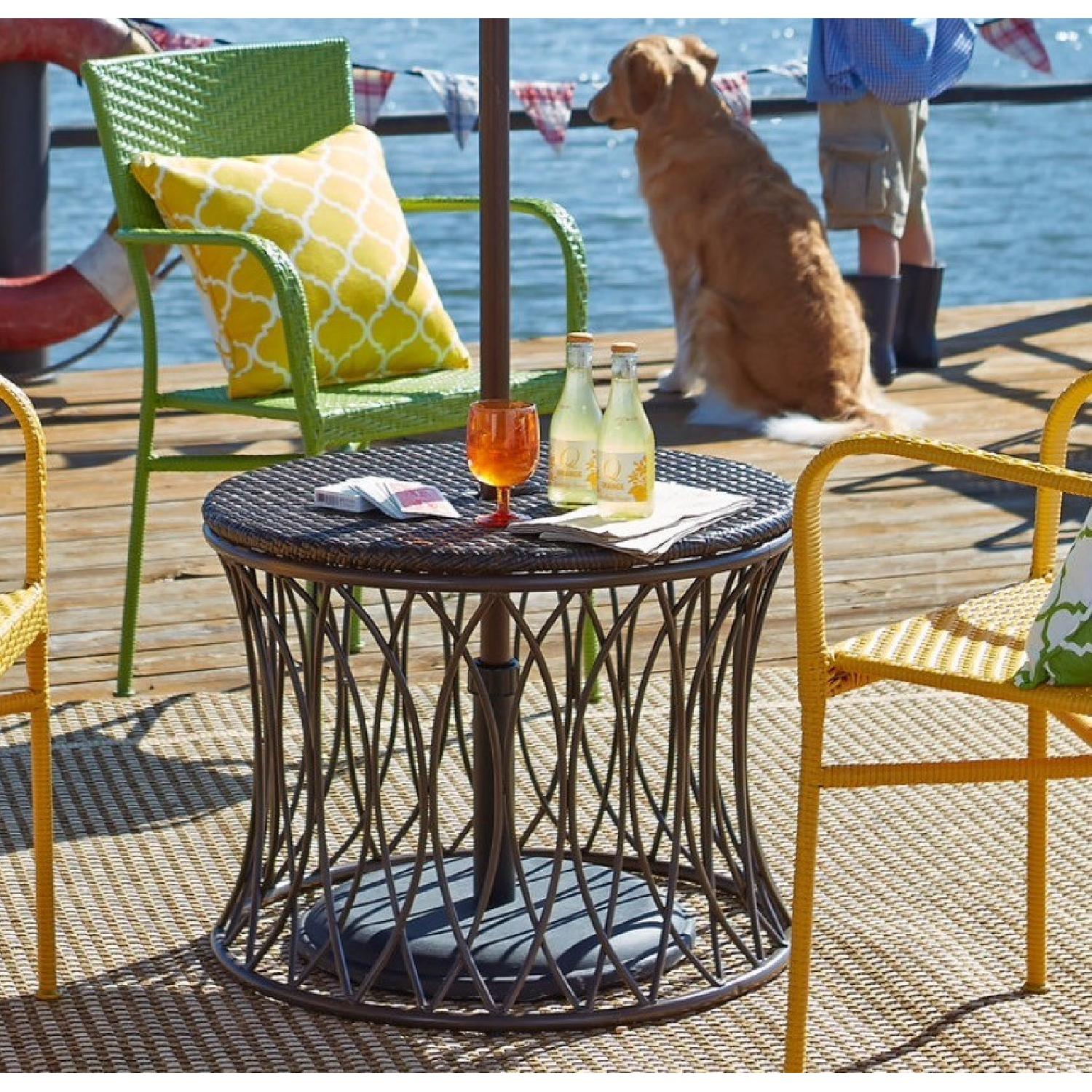 Pier 1 Umbrella Table in Mocha - image-3