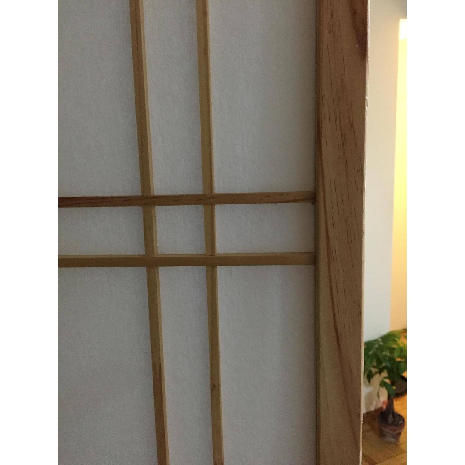 Oriental Furniture Tall Double Cross Double Sided Shoji Screen - image-3