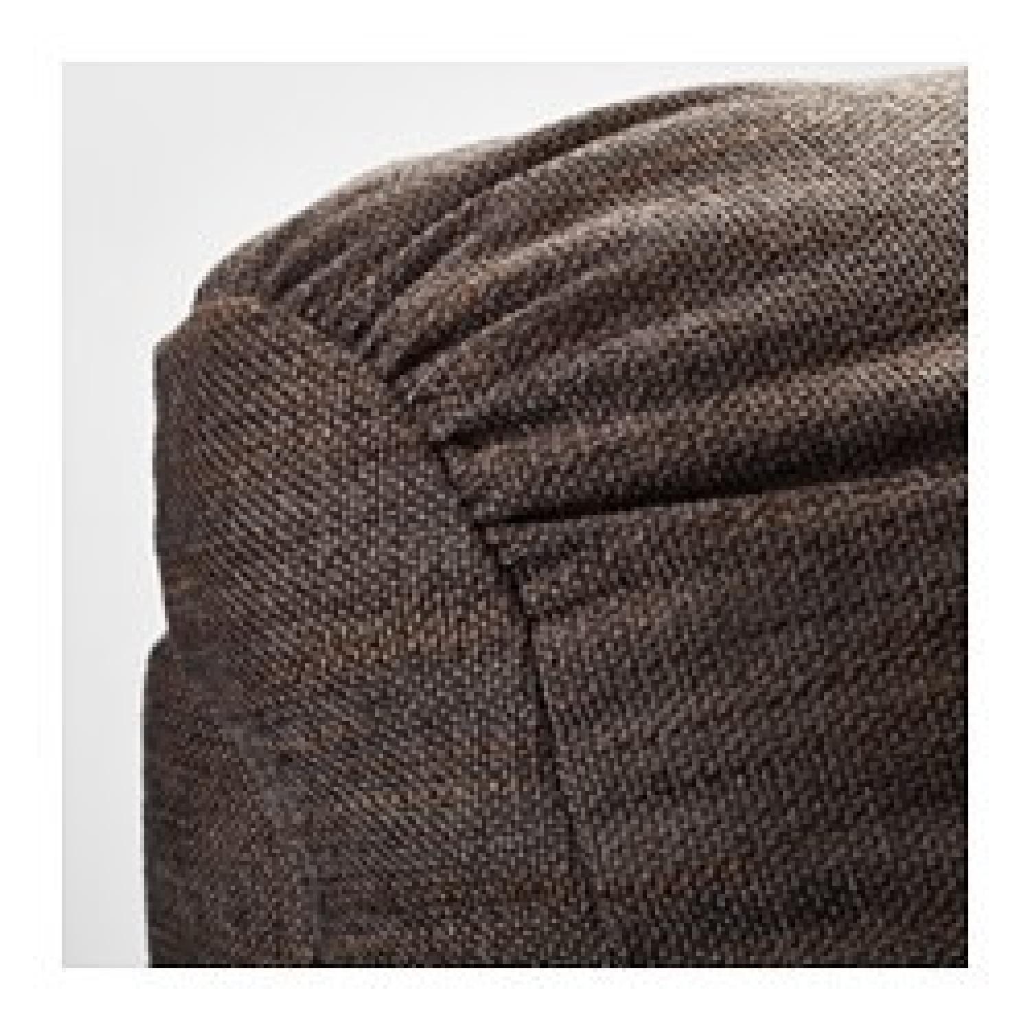 Ikea Hensta Dark Brown Sofa - image-3