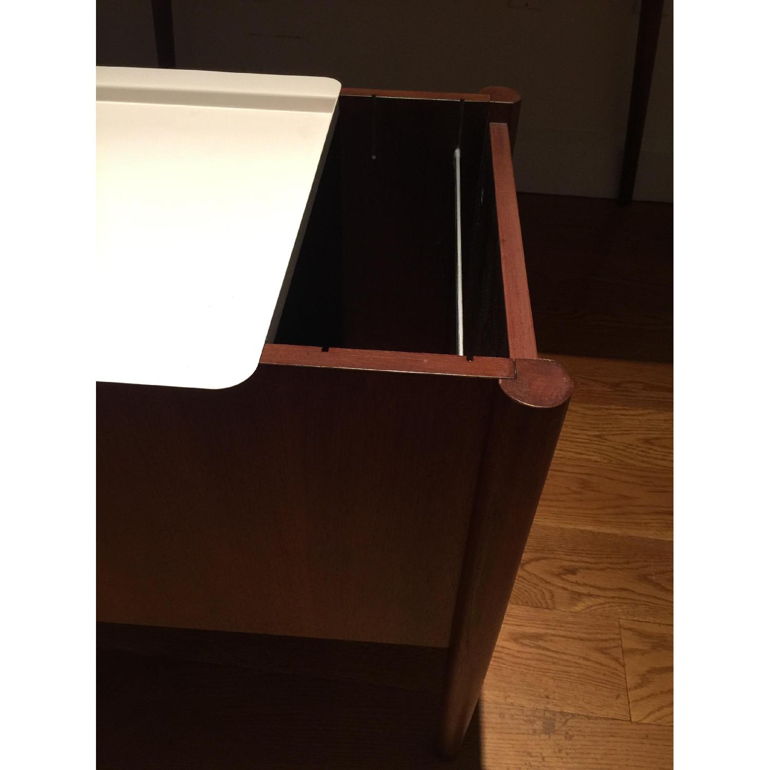 MId-Century Desk + File Cabinet - image-2