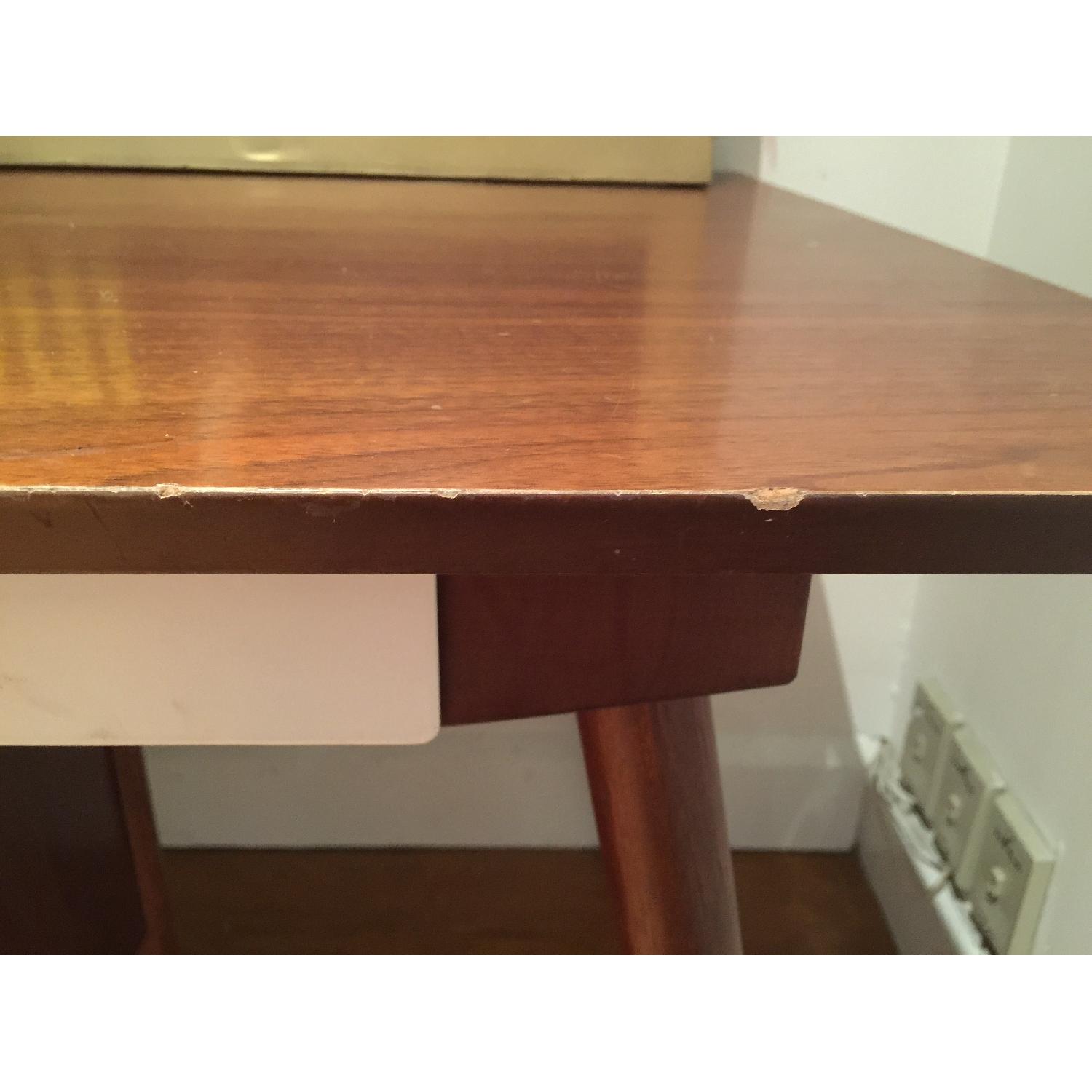 MId-Century Desk + File Cabinet - image-4